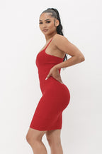 Mila Bandage Mini Dress - Red