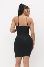 Mila Bandage Mini Dress - Black