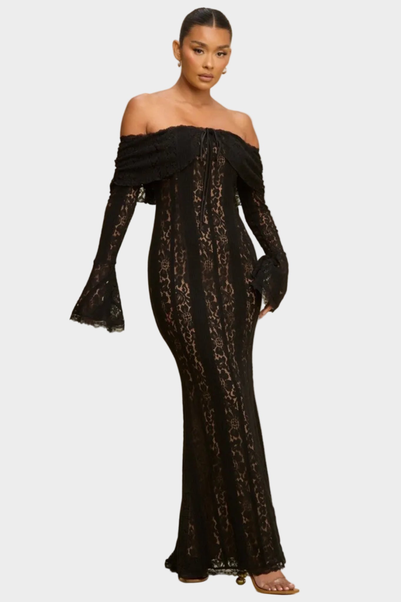 The Isabella Lace Corset Dress Main image